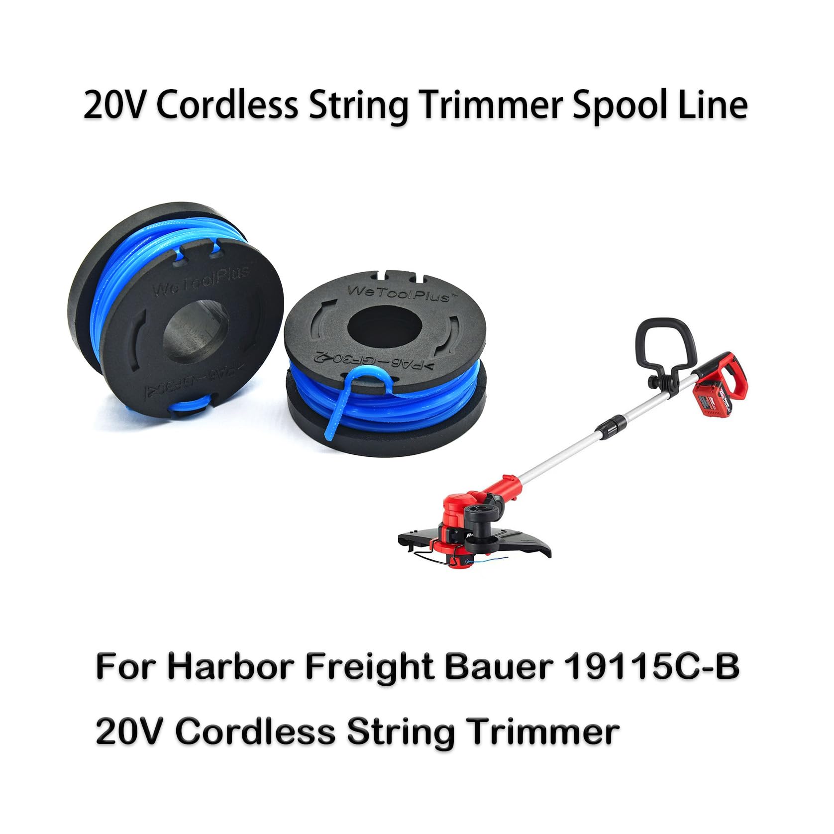 Gardening Tools Harbor Freight - 3 spoelen en 1 deksel vervangingsset