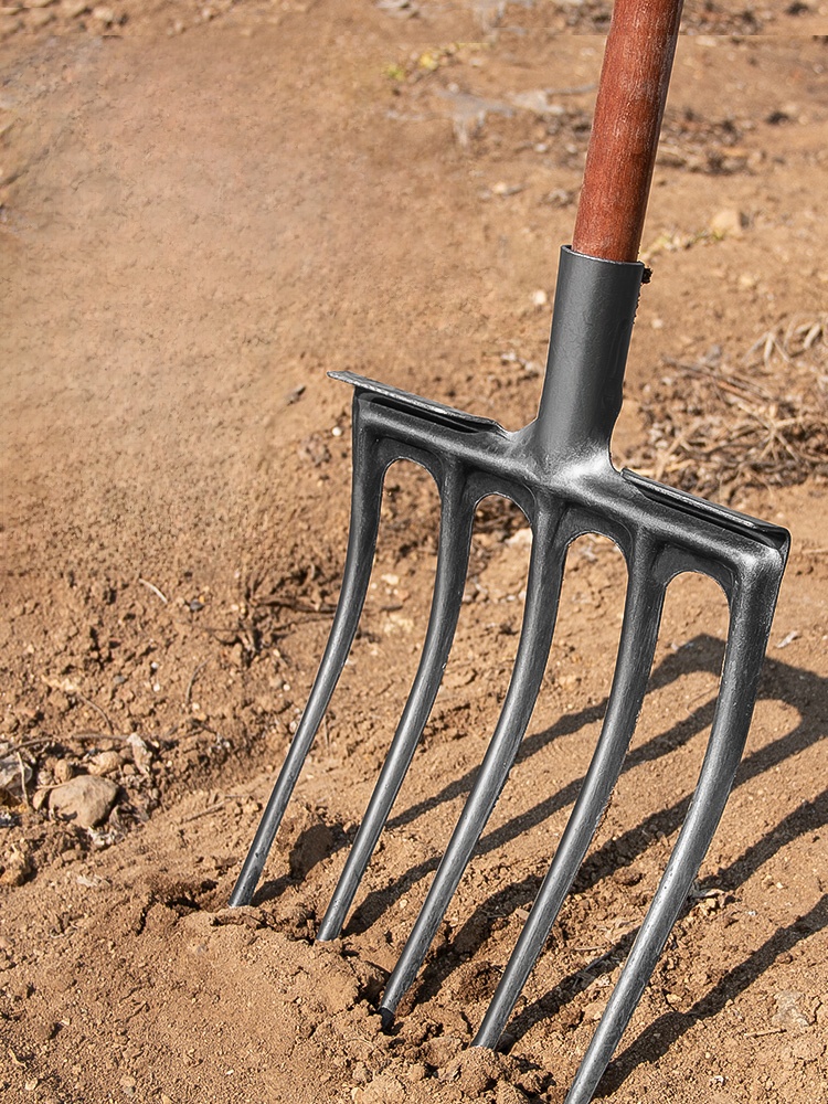Spade Digging Fork - Bodembewerkingsvork Landbouwgereedschap Vier tanden Vijf graven