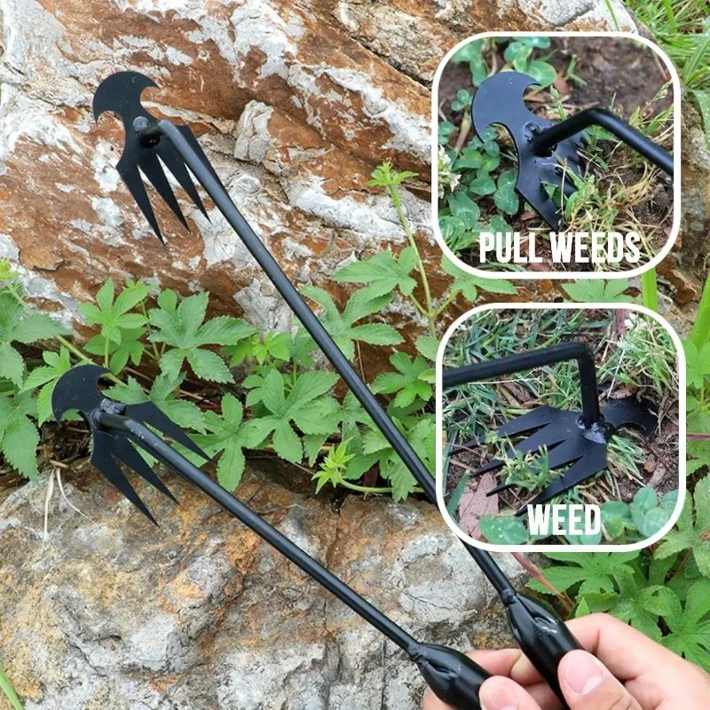 Gardening Tools To Remove Grass - 2-in-1 Tuinhark Handmatige Zaad- en Graswortelverwijderaar