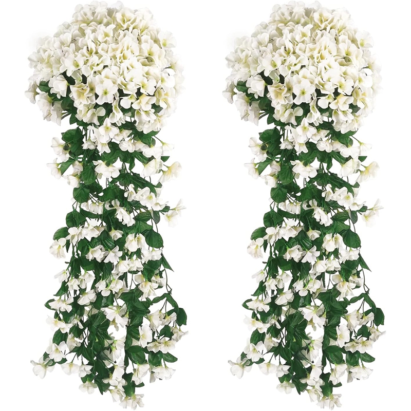 Orchid Potting Mix - 1 stuk kunstbloemen zijden violet wanddecoratie
