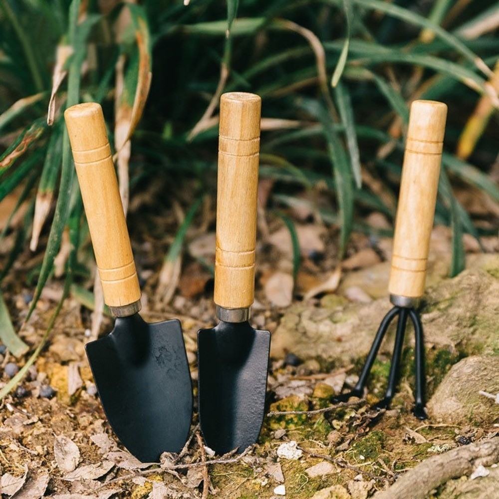Spade Digging Fork - Multifunctionele mini-tuinplantset: grondschoppen, stevige bonsai-transplantatiegereedschappen, schep