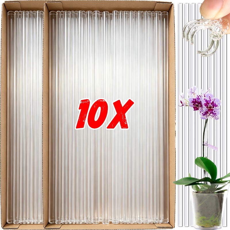 Orchid Potting Mix - Herbruikbare transparante bloemsteunpaal van acryl, plantensteunen,