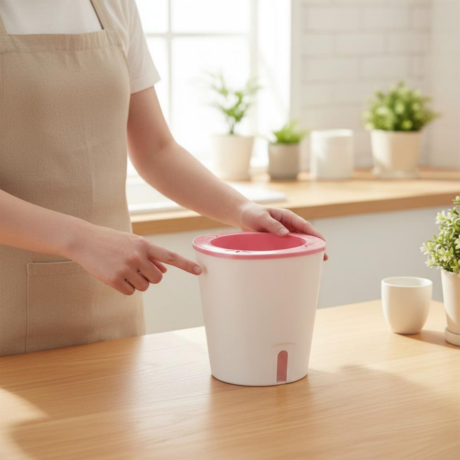 Self-Watering Planter - Zelfwatergevende plantenbak Grote zelfwatergevende pot Waterreservoir