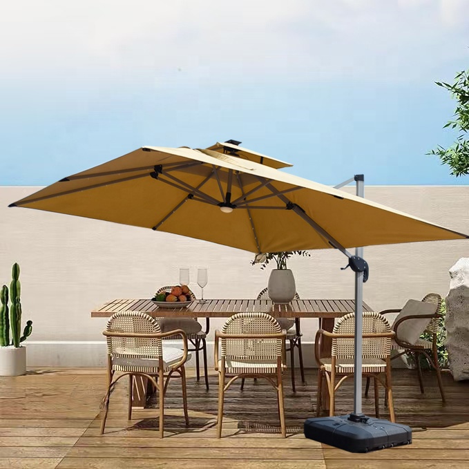 Gardening Tools Big - Grote Cantilever Parasol 3x3m met aangepast