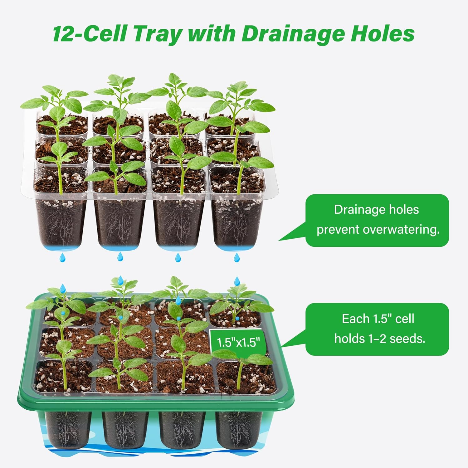 Seed Starter Kit met verstelba - Propagation Tray Dome recensie en prijs