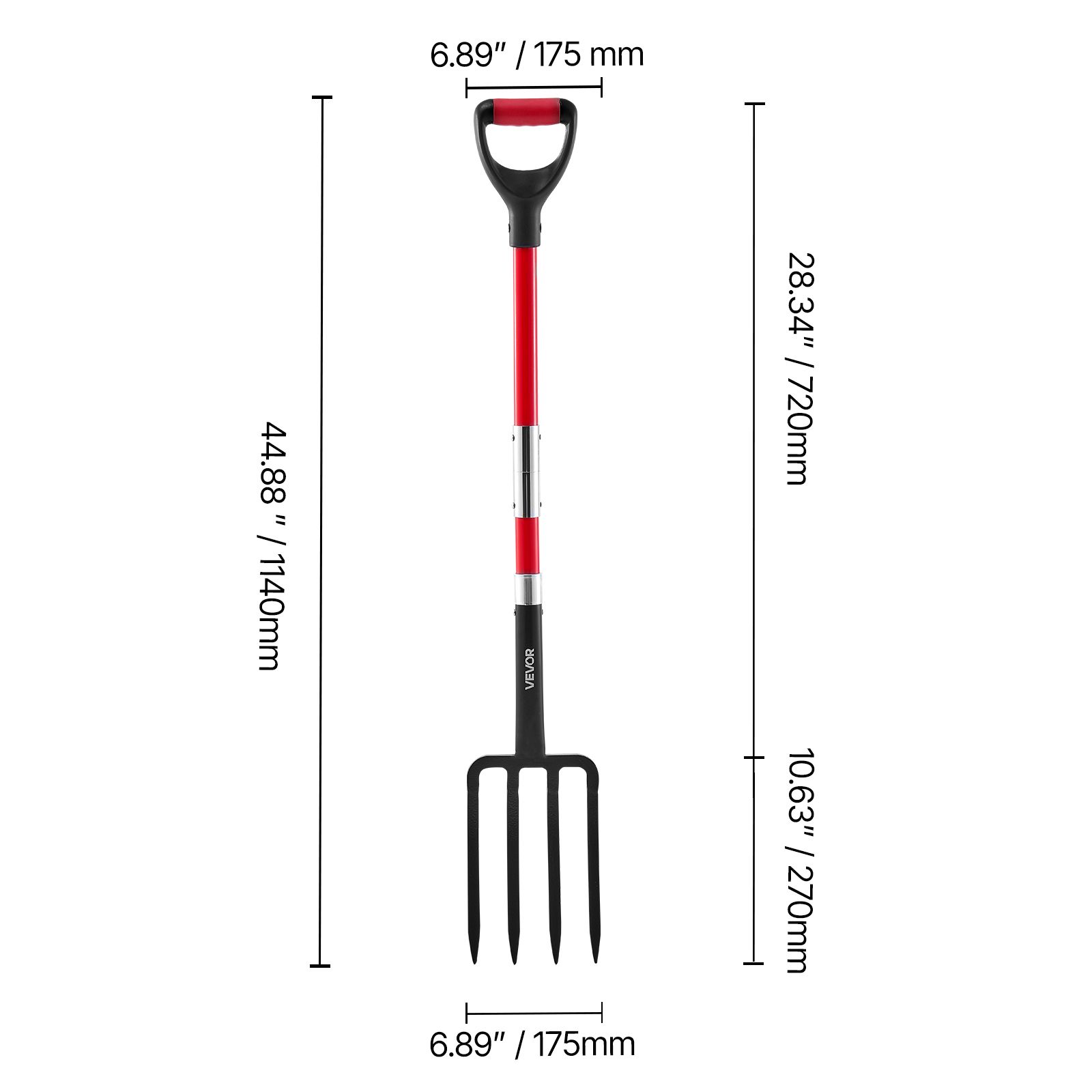 Tuinvork, 4-tands tuinvork met - Spade Digging Fork recensie en prijs