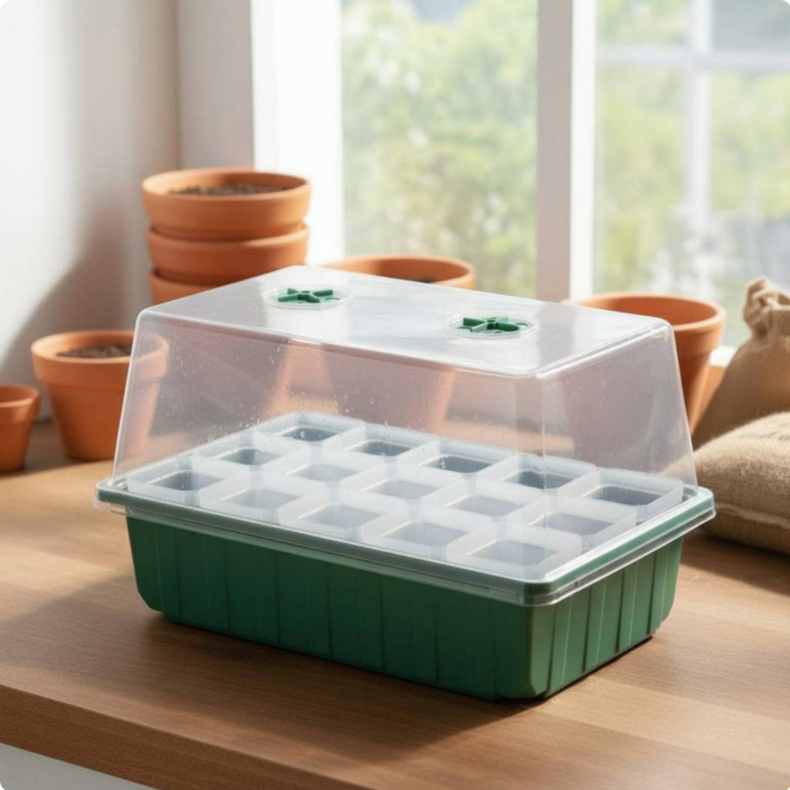 Mini-kas kweekbak met transpar - Propagation Tray Dome recensie en prijs