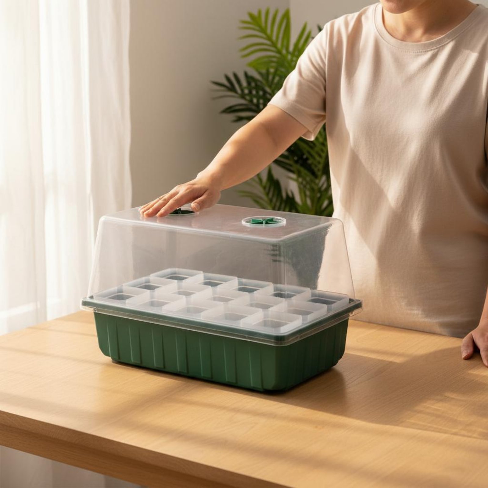 Mini-kas kweekbak met transpar - Propagation Tray Dome recensie en prijs