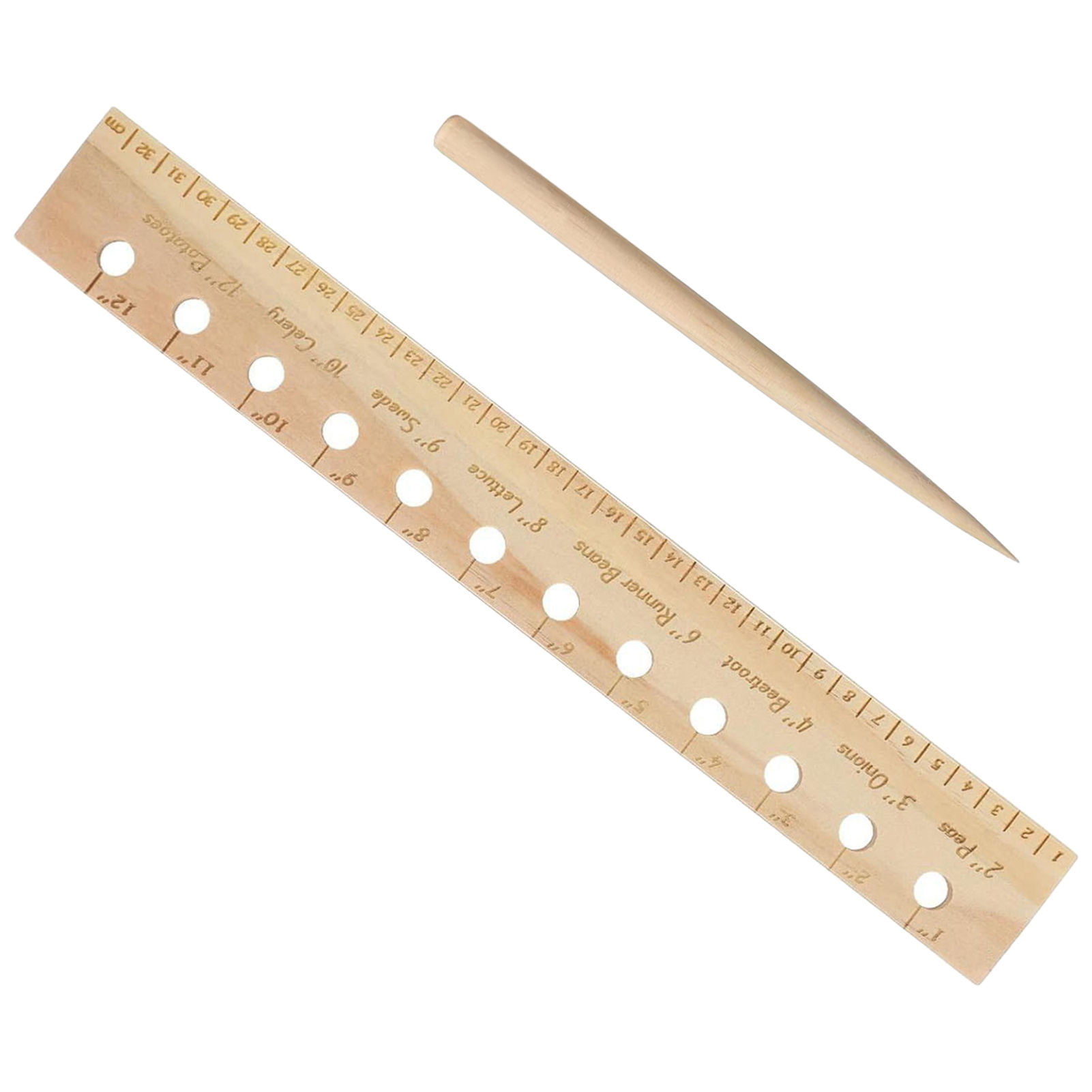 Massief houten plantliniaal vo - Gardening Tools For Beginners recensie en prijs