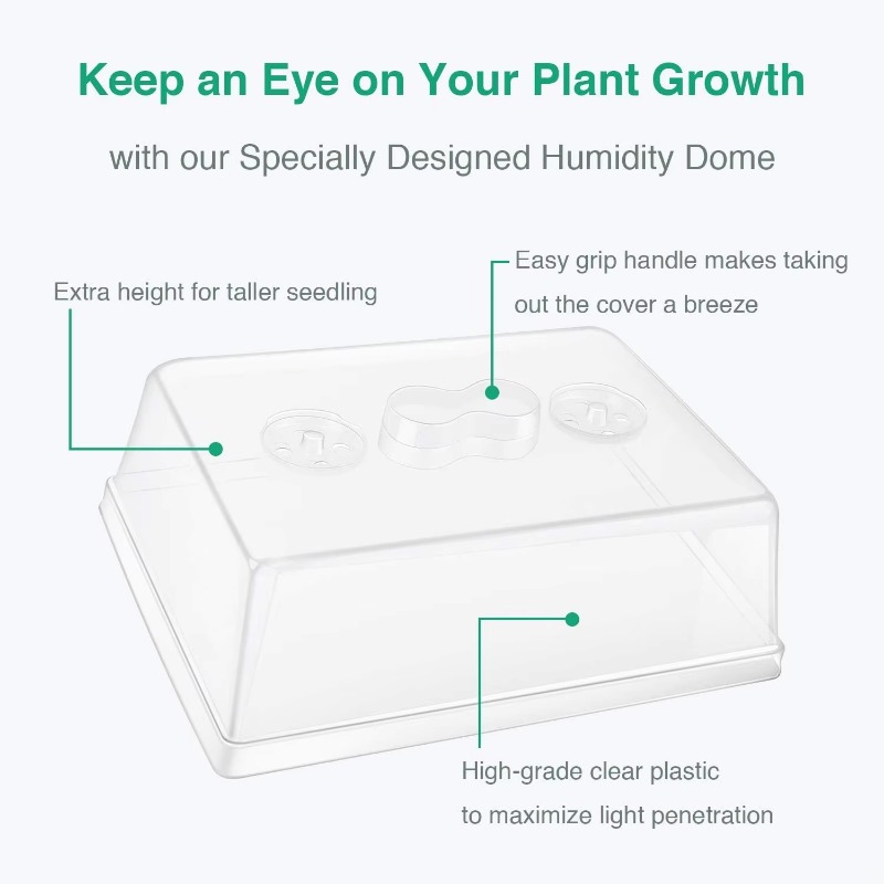5-inch plastic vochtigheidskoe - Propagation Tray Dome recensie en prijs