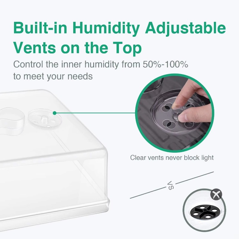 5-inch plastic vochtigheidskoe - Propagation Tray Dome recensie en prijs