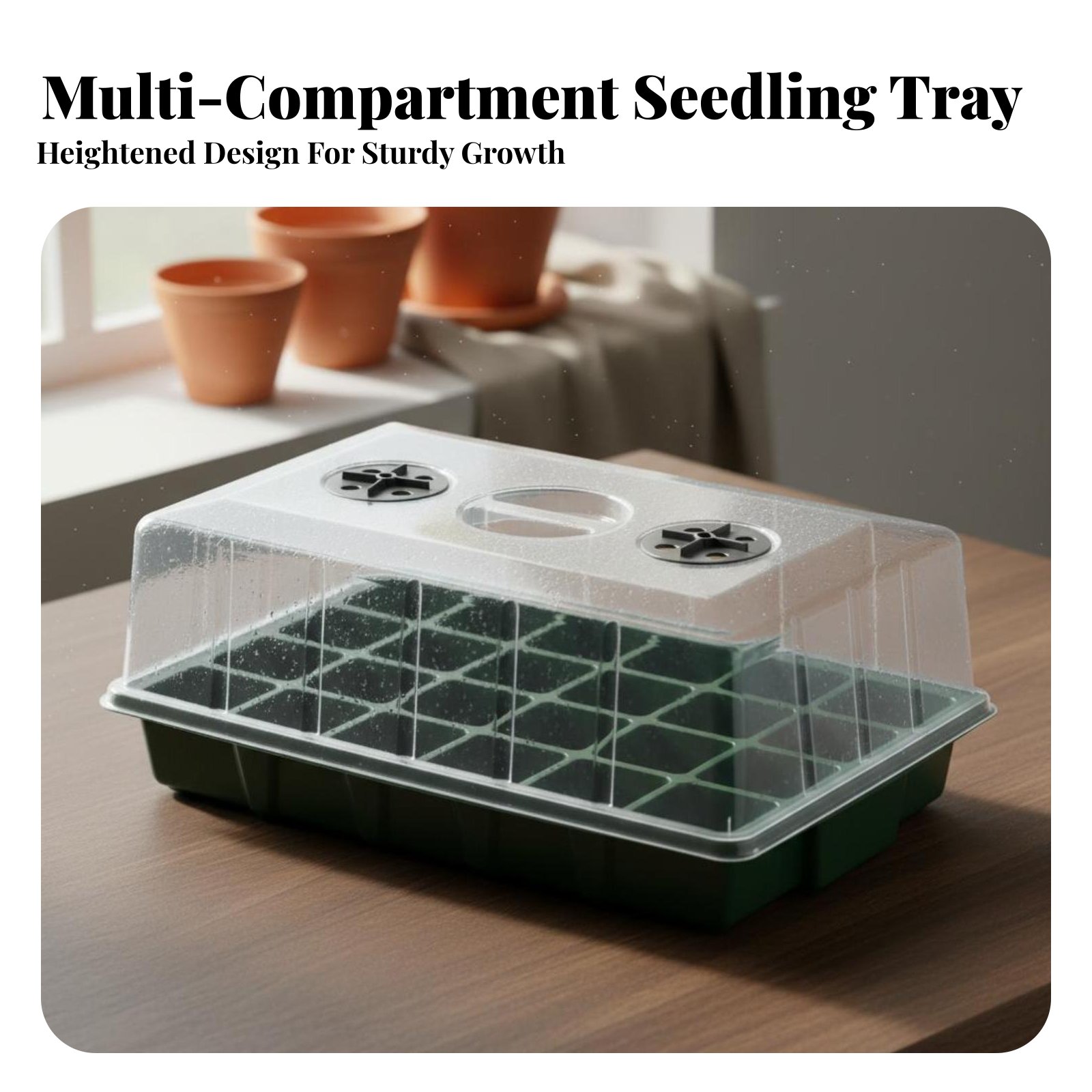24-delige kweekbak met transpa - Propagation Tray Dome recensie en prijs