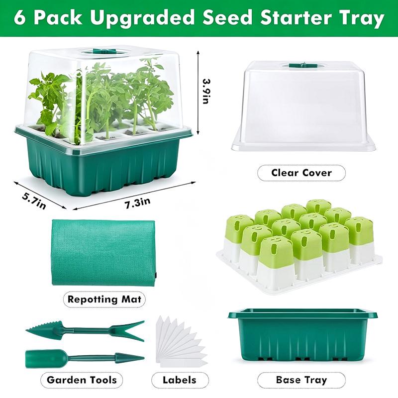 1Set Zaad Starter Tray Mini Ka - Propagation Tray Dome recensie en prijs