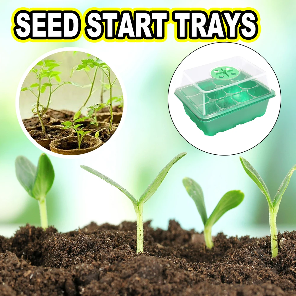 12 Gaten Zaad Starter Tray Met - Propagation Tray Dome recensie en prijs