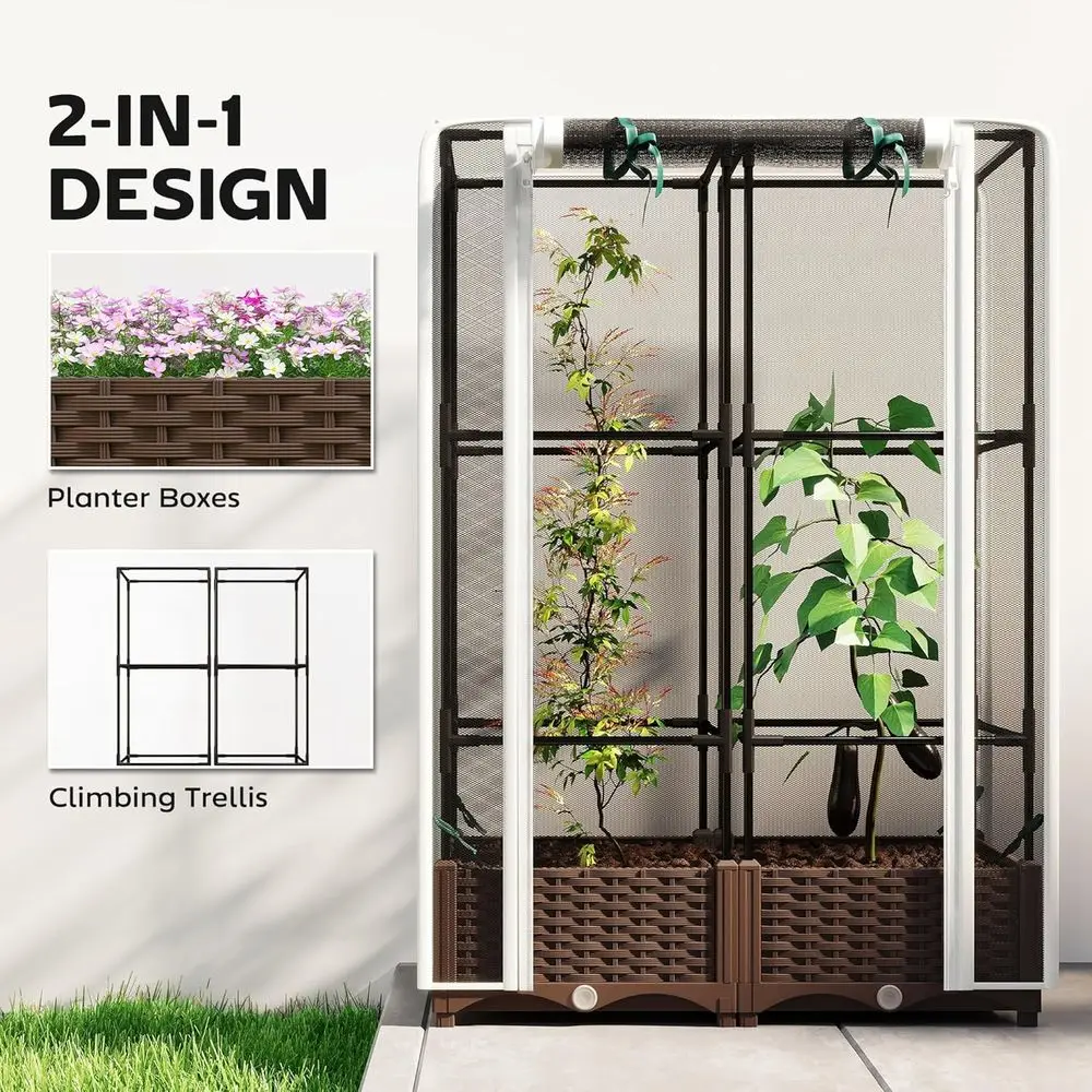 Verhoogd tuinbed met pergola,  - Self-Watering Planter recensie en prijs