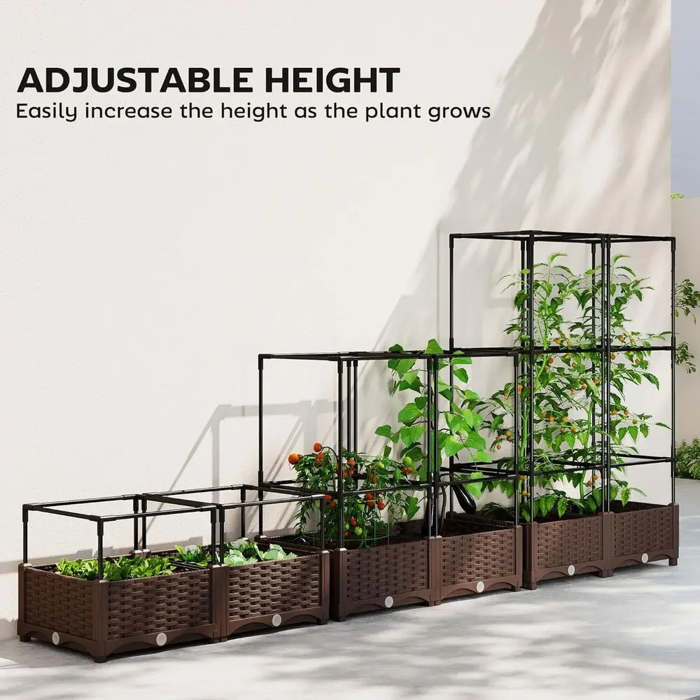 Verhoogd tuinbed met pergola,  - Self-Watering Planter recensie en prijs