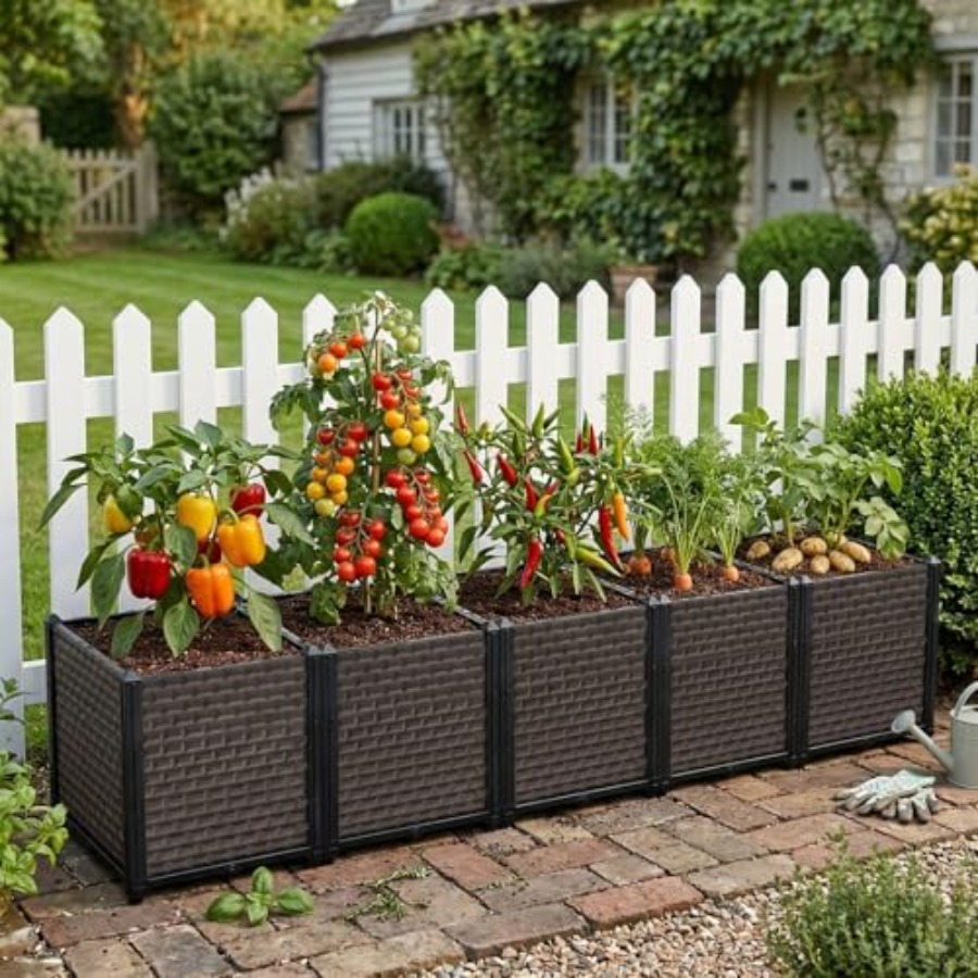 Buiten plantenbak rechthoekig, - Self-Watering Planter recensie en prijs