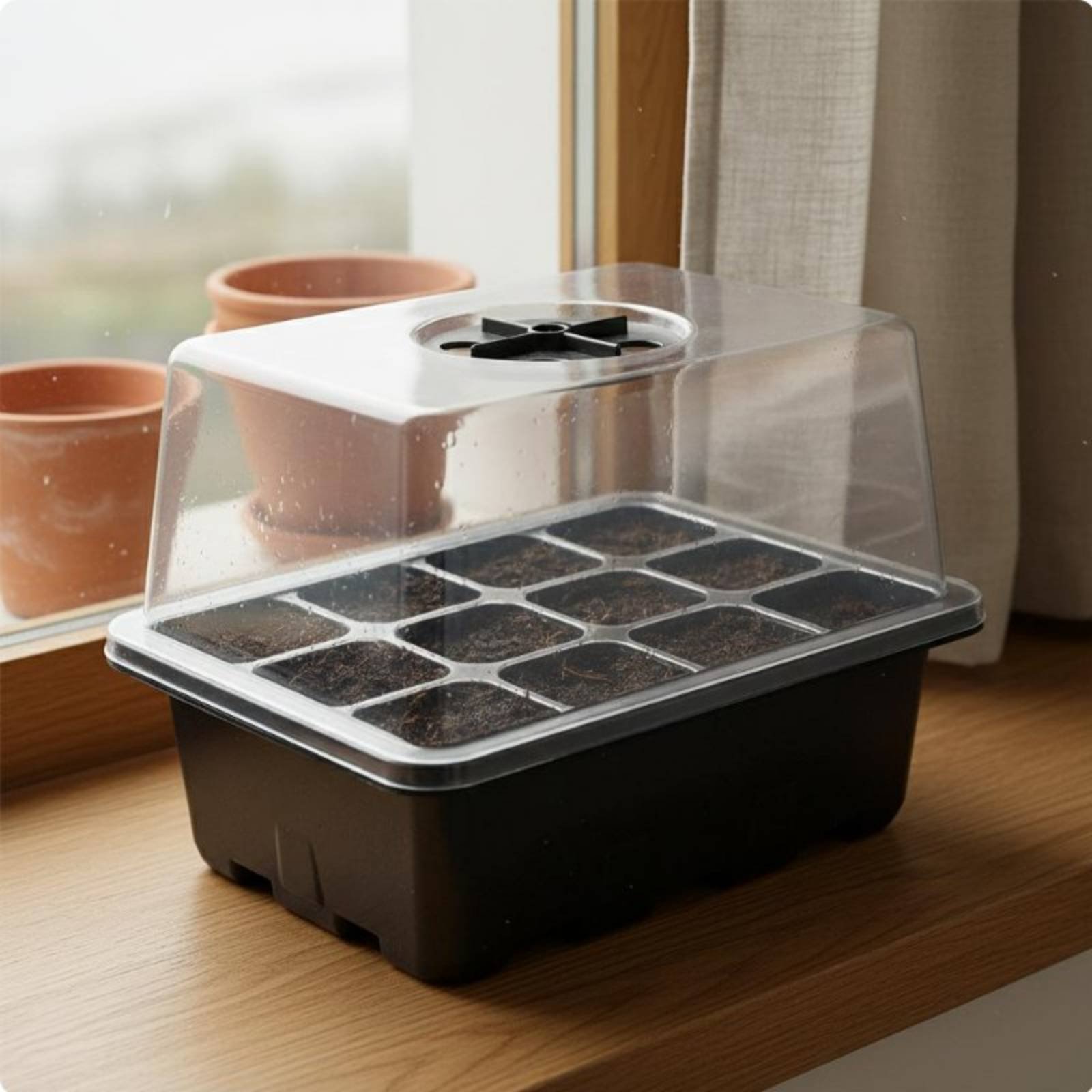 12-delige zaaitray met transpa - Propagation Tray Dome recensie en prijs