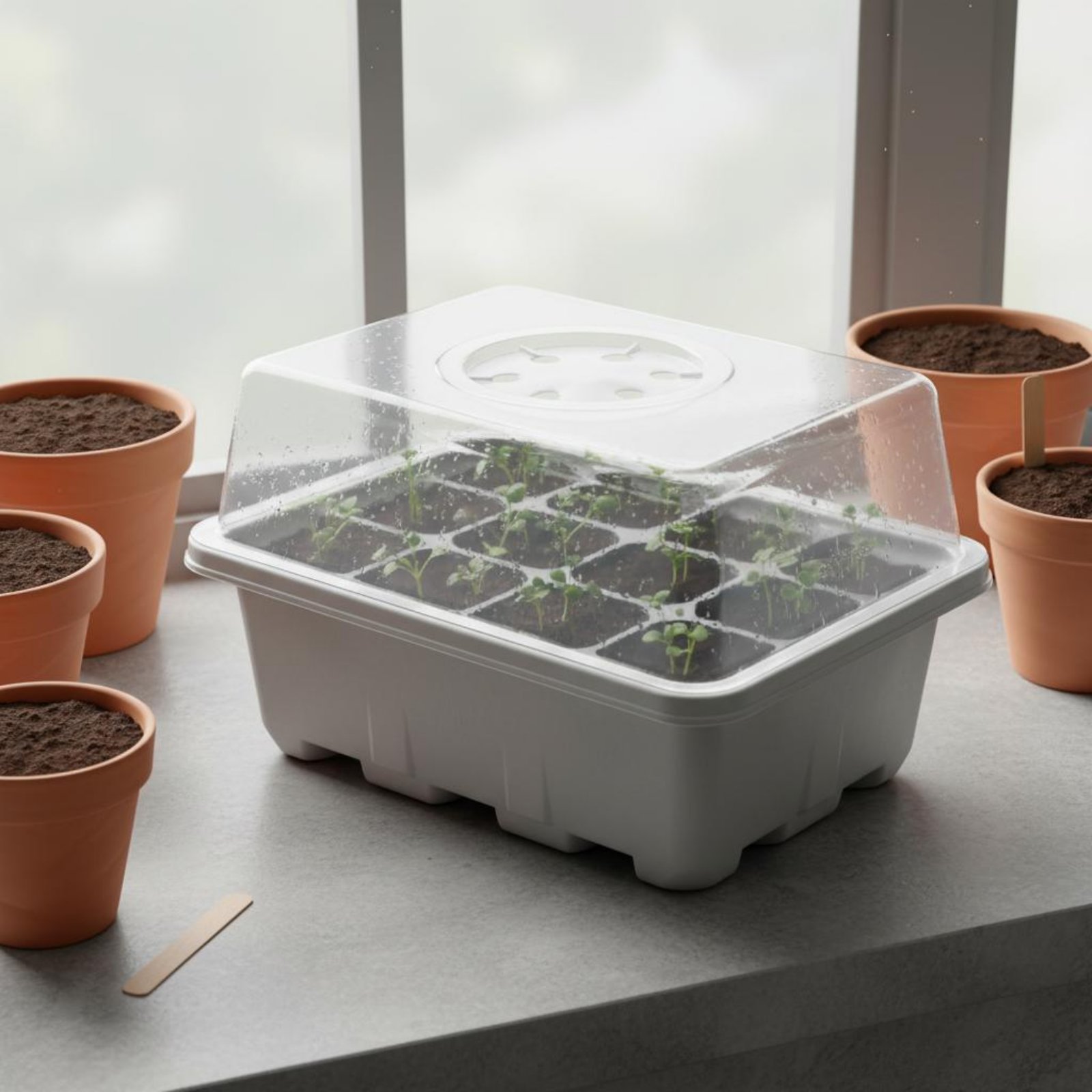 12-delige zaaitray met transpa - Propagation Tray Dome recensie en prijs