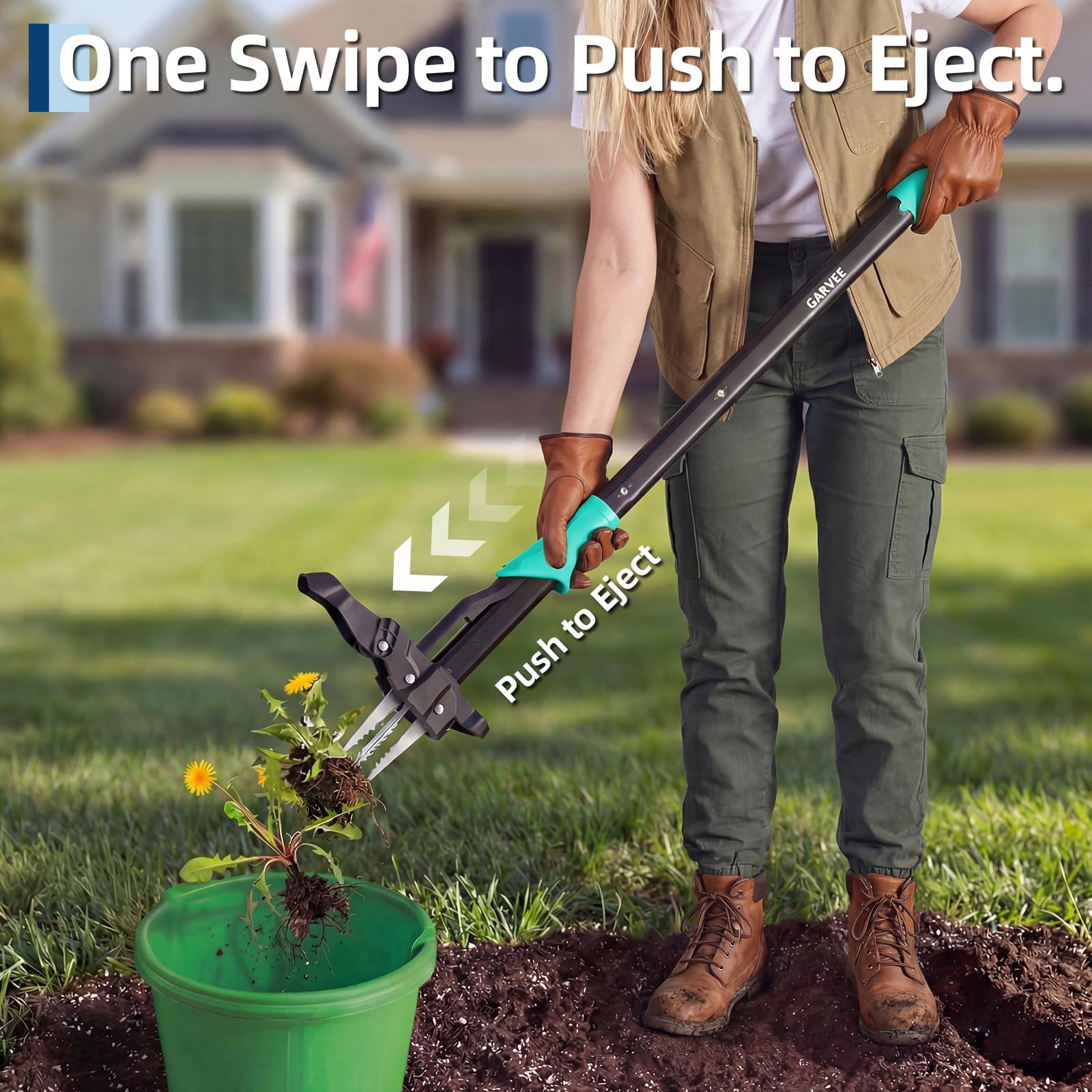 Onkruidtrekker met lange steel - Gardening Tools Long Handle recensie en prijs