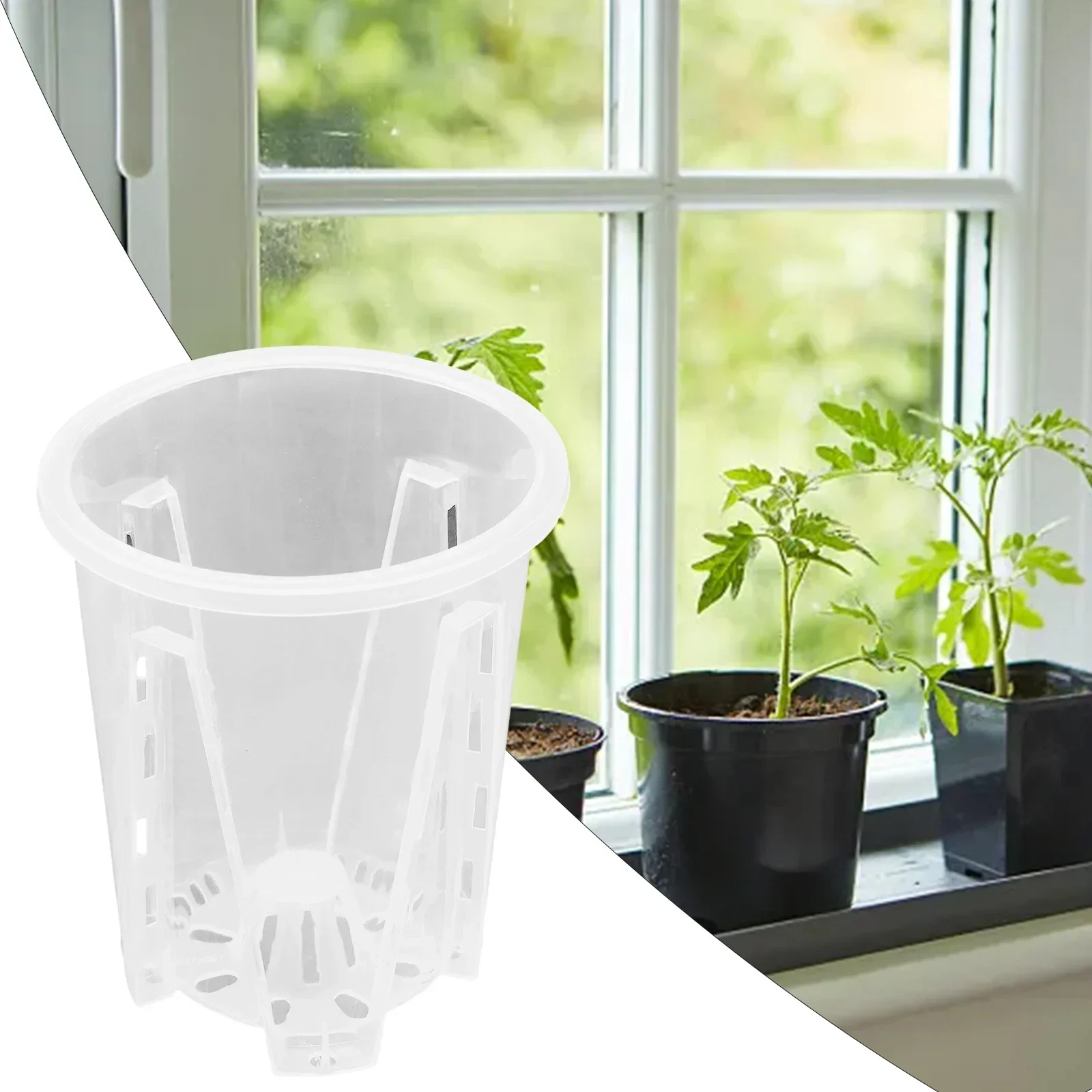 Plastic orchideeënpot met drai - Orchid Potting Mix recensie en prijs