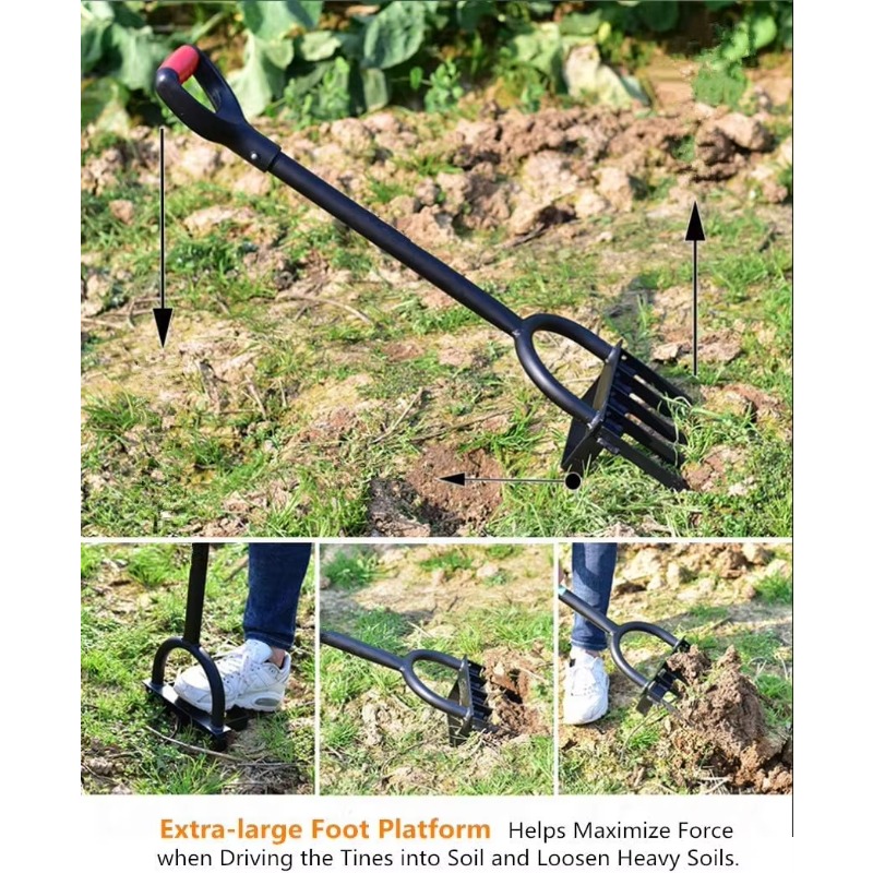 Zware 5-tands hooivork van koo - Spade Digging Fork recensie en prijs