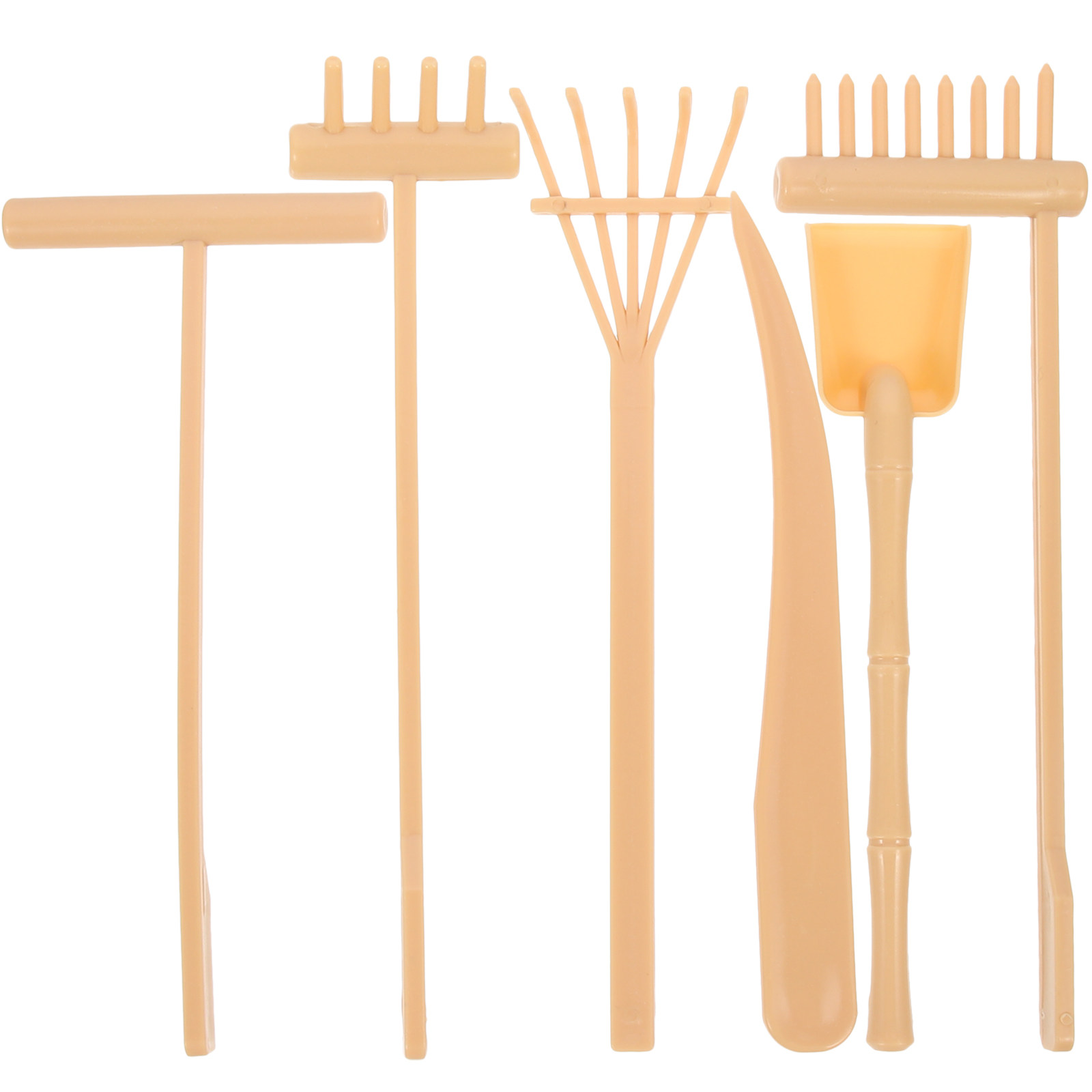 6-delige mini zen-tuin harken, - Gardening Tools Drawing recensie en prijs