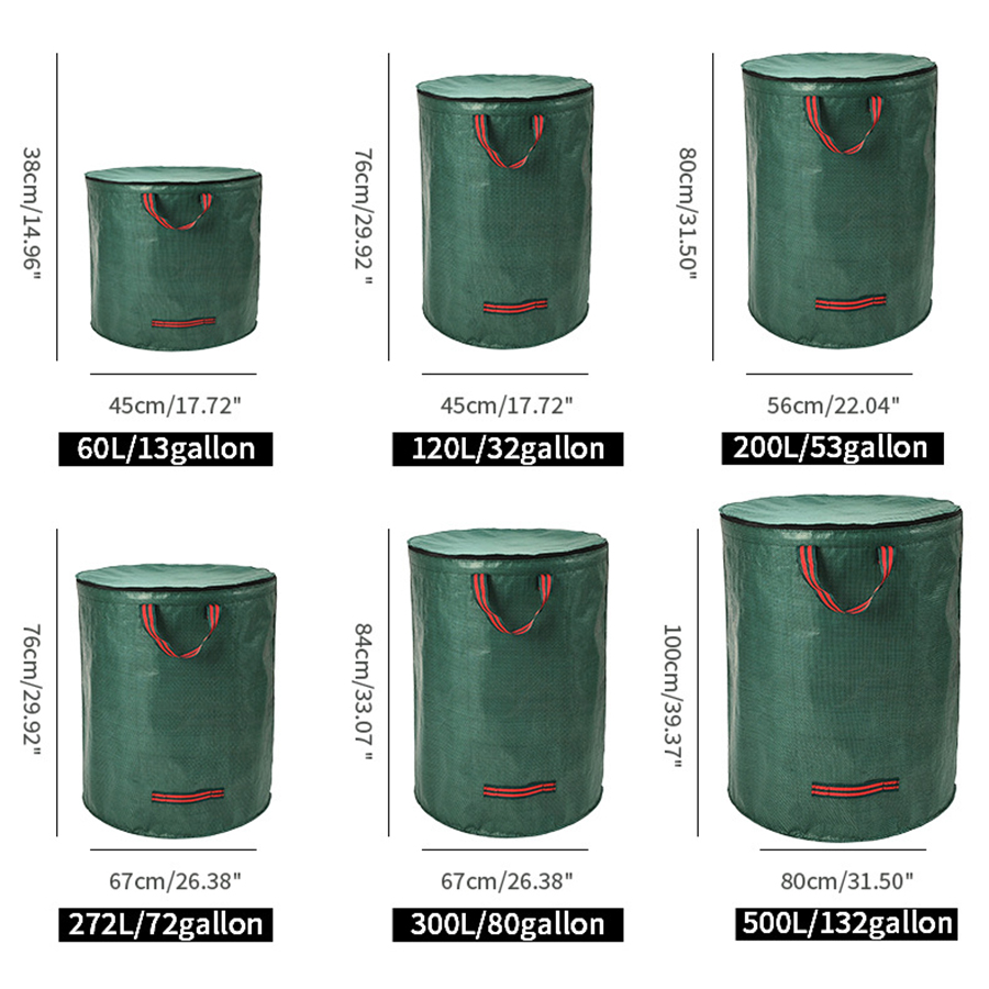 60-500L PP Tuin Yard Afvalzak  - Grow Bags recensie en prijs
