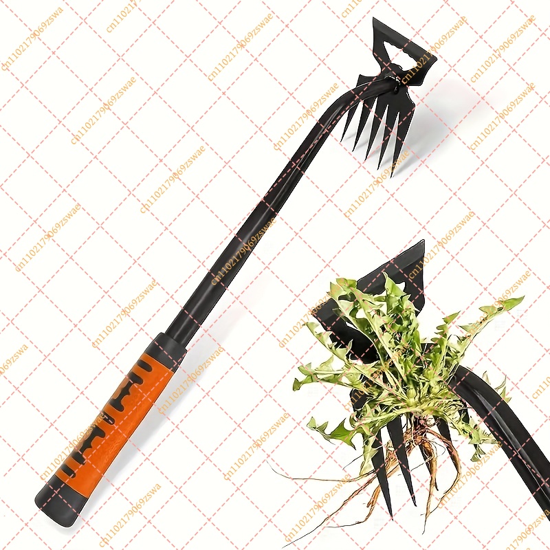 2-in-1 koolstofstalen tuinafwe - Gardening Tools To Remove Grass recensie en prijs