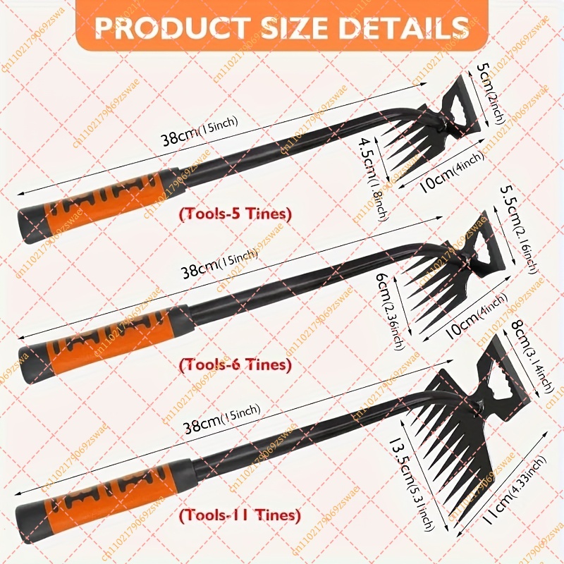 2-in-1 koolstofstalen tuinafwe - Gardening Tools To Remove Grass recensie en prijs