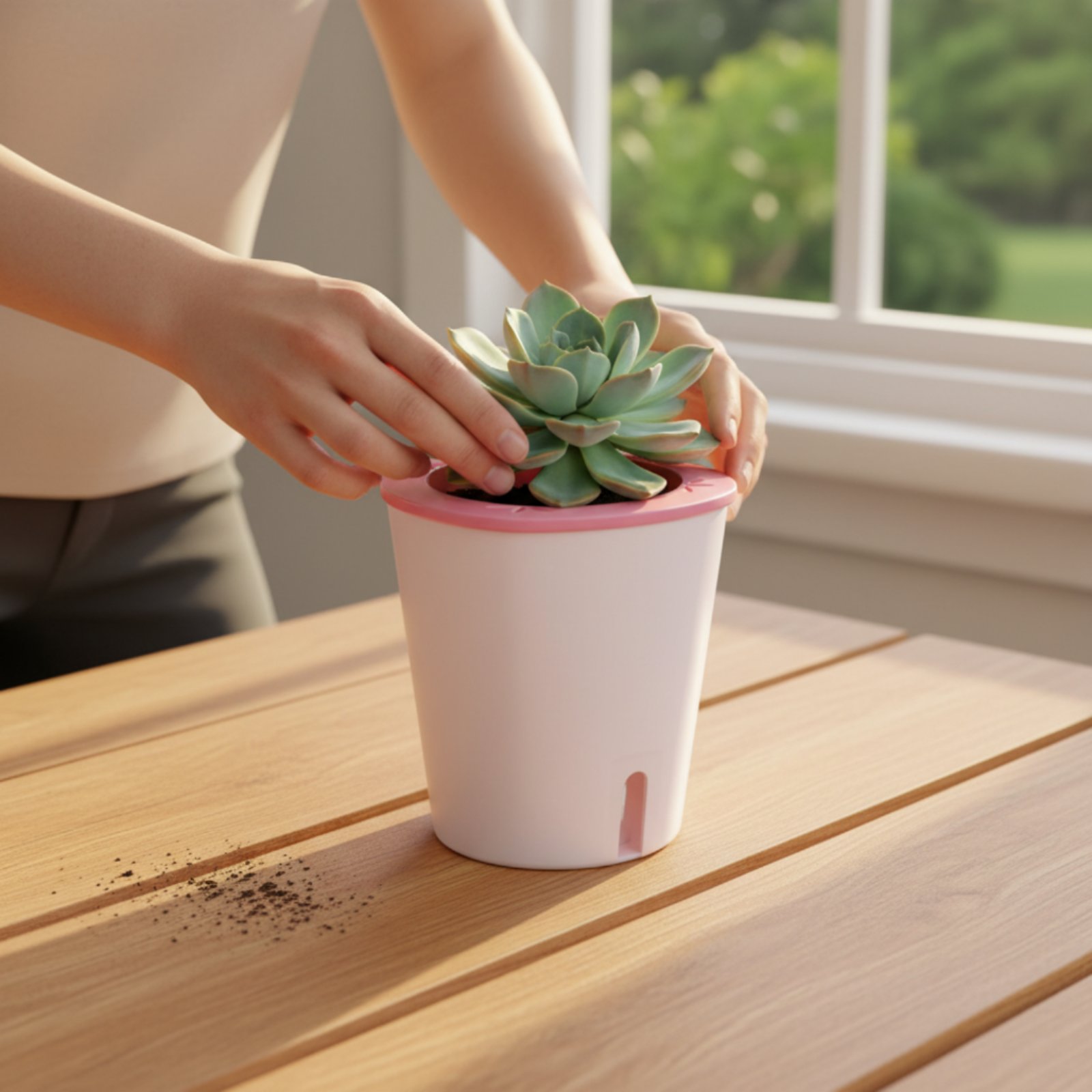 Zelfwatergevende plantenbak Gr - Self-Watering Planter recensie en prijs