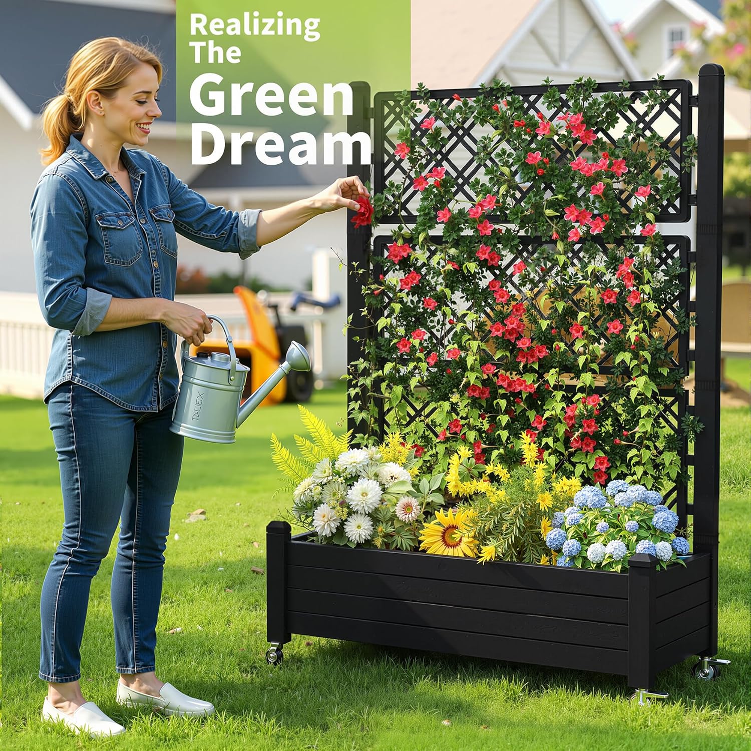 Verhoogde moestuinbak met perg - Self-Watering Planter recensie en prijs
