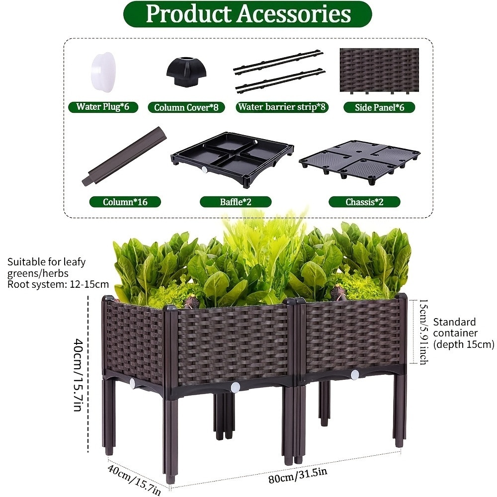 Verhoogde plantenbak voor de t - Self-Watering Planter recensie en prijs