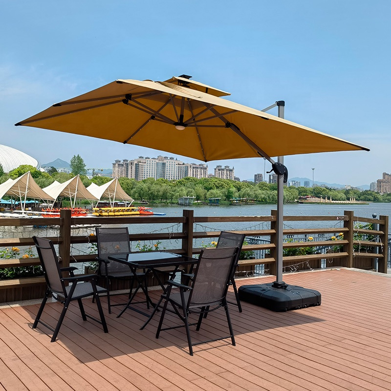 Grote Cantilever Parasol 3x3m  - Gardening Tools Big recensie en prijs